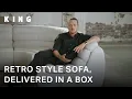 Retro Modular Sofa with Zoned Cushioning Quantum by King Living