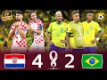 Download Lagu Croatia shatters Brazil's dream, Neymar in tears after wild match 💔💥⭐ ❯ Croatia (4-2) Brazil ● 4K🎬