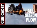 CUB CADET ULTIMA 52 ALL SEASON PLOW BLADE ATTACHMENT REVIEW