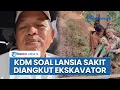 Respons Dedi Mulyadi soal Video Viral Lansia Sakit Diangkut Pakai Ekskavator di Bandung Barat