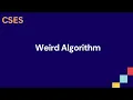 CSES Weird Algorithm in Arabic
