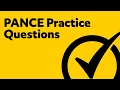 PANCE Practice Questions