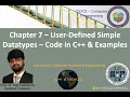 CS103 2020 Computer Programming - Chapter 7