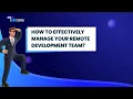How to Manage Your Remote Development Team
