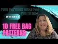 10 FREE Bag Sewing Patterns on my list to make