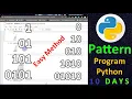 Printing 0101 or 1010 in triangle Shape Pattern Program Python