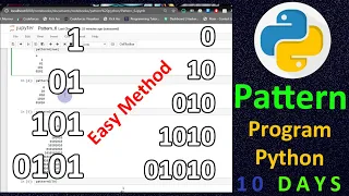 Printing 0101 or 1010 in triangle Shape Pattern Program Python