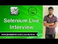 Selenium Live Interview - By Kiran Sir-JAVA By Kiran Pune