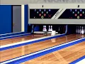 Bowling shot animation with pinspotter first cycle Cinema4D