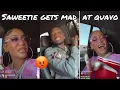 Saweetie gets mad at Quavo on instagram live September 24 2020
