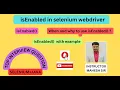 isEnabled in selenium webdriver isenabled in selenium isenabled method in selenium webdriver