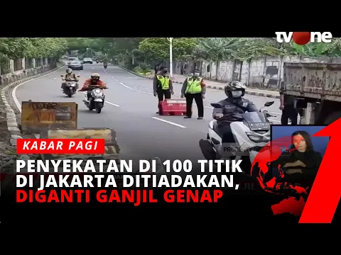 Simak, Penyekatan 100 Titik di Jakarta Ditiadakan, Diganti Ganjil Genap