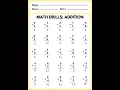 Find mistakes into math drills Addition Worksheet