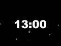 13 Minute Timer with Alarm Full Screen Minimalist Countdown - ClockUnit