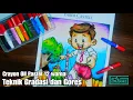 Lagu Teknik Mewarnai Dasar Crayon Oil Pastel 12 Warna (Teknik Gradasi dan Teknik Gores)