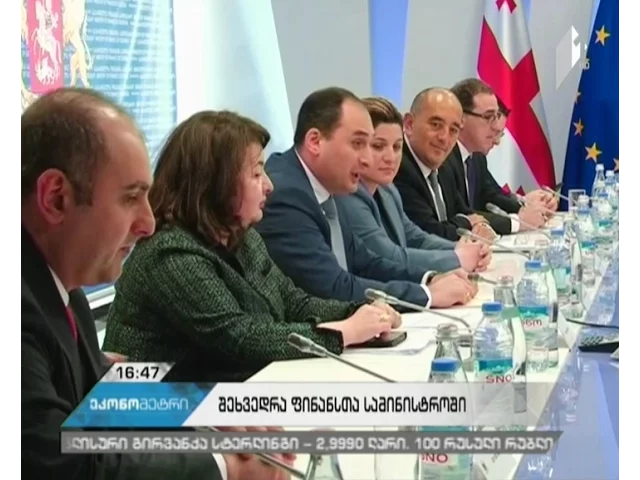 ფინანსთა მინისტრი ევროკომისიისა და საერთაშორისო საფინანსო ინსტიტუტების წარმომადგენლებს შეხვდა