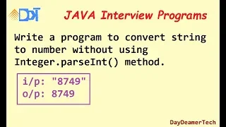convert string into integer without using Integer parseInt method in java and valueOf