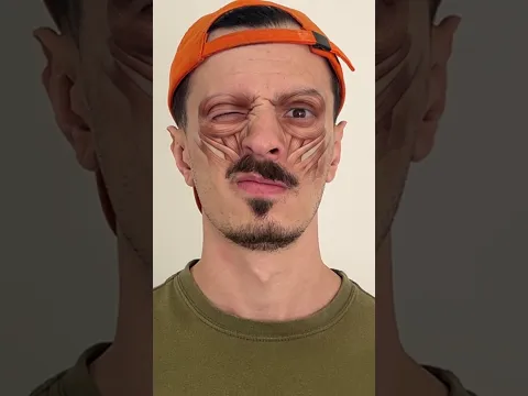 um olho todo aberto e o outro fechado, por que não dá?