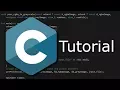 Programming in C Tutorial - Data Types Int Double Char etc