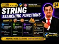 Python 34 String Searching Functions in Python index find count