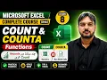 Excel COUNT COUNTA Function Urdu Lesson 8