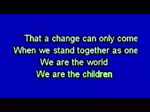 Download MP3 We Are The World - USA for Africa (Official Karaoke) MME Collection