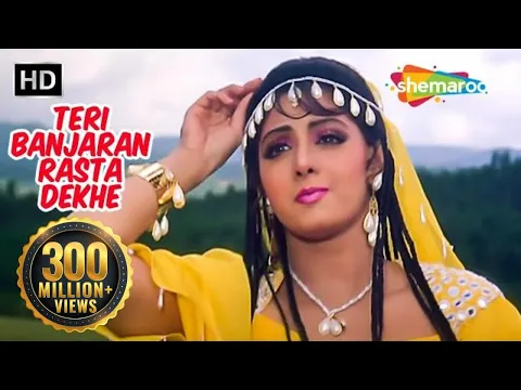 Download MP3 तेरी बंजारन रस्ता देखे  - Teri Banjaran Rasta | Sridevi Hit Song (HD) | Alka Yagnik | Banjaran