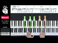 Fire In My Bones -Tiffany HudsonㅣKey of A | Piano coverㅣPiano Worship Tutorials
