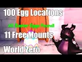 All 100 Egg Locations in World Zero ALL 10 WORLDS 11 Free Ducky Mounts 2026