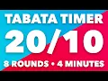 Tabata Timer Beep Alert No Music