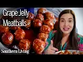 Vintage Slow-Cooker Grape Jelly Meatballs Holiday Appetizer Recipe Southern Living
