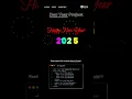 Happy New Year 2025 Project using HTML CSS and JavaScript
