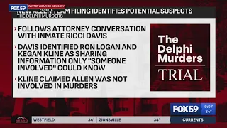 New Delphi motion requests for Ricci Davis interviews Kline and Logan argued to be suspects