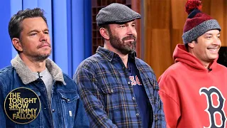 Three Guys from Boston Matt Damon Ben Affleck Jimmy Say Every Town and City in Massachusetts