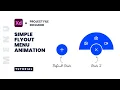 Flyout menu animation in Adobe XD - Simple and Effective Tutorial