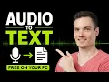 How to Transcribe to Text for Free on PC