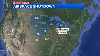 Flights grounded throughout Midwest after temporary outage at air traffic control facility FAA says