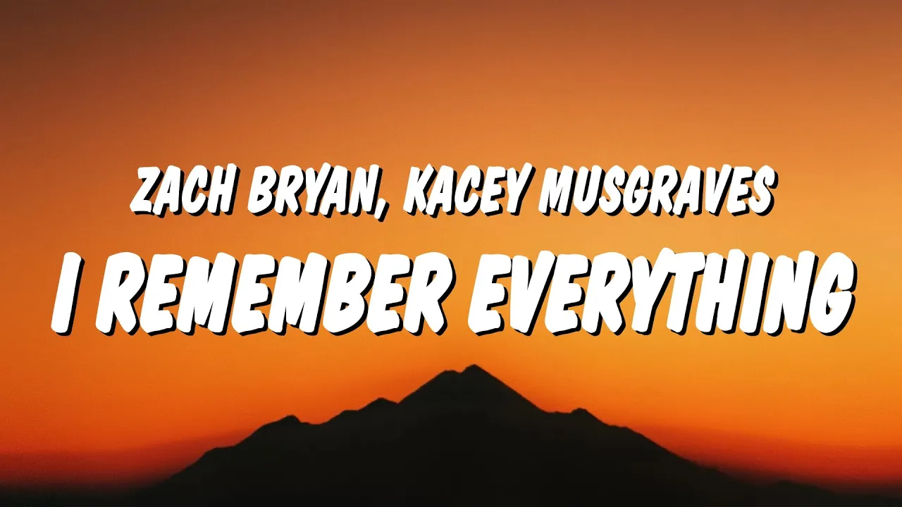 Zach Bryan – I Remember Everything Ft. Kacey Musgraves MP3 Download
