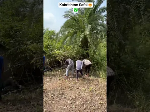 Assalamoalaikum Doston 🤲✅ (Dumriya Gaon Ka Kabrishtan Safai Part18❤️ #kabristansafai #islamicvideo