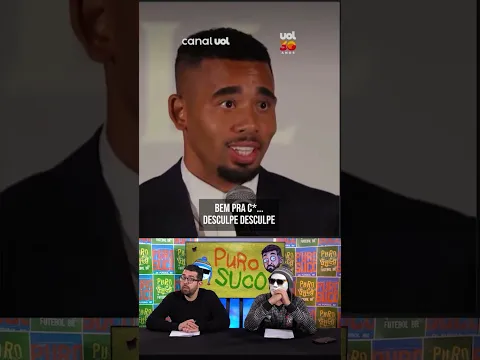 GABRIEL JESUS DA SHOW NA COLETIVA DO BARCELONA!