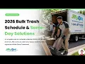 Myrtle Beach Bulk Trash Pickup Schedule Rules 2026