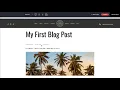 Without Code QuickStart Series - Chapter 11 Blogging