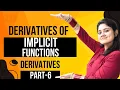 Introduction to derivatives of Implicit Functions Differentiation BBA BCA B COM B Tech Dream Maths