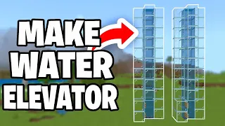 How To Make a Water Elevator In Minecraft Bedrock - Android IOS Xbox PS5 Switch Windows PC