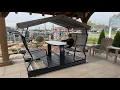 Patio Glider in Action Seating for 4