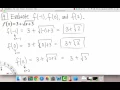 Functions Function Notation Example 4 5 Precalculus Griti