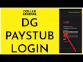 Dollar General Paystub Login How To Login DG Paystub Portal DGme Paystub Sign In 2026