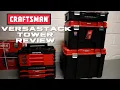 Craftsman Versastack 17 in Tower Tool Box - Review Setup Update