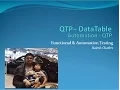 43 QTP DataTable