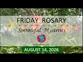 Pray for Conversion Healing August 14 2026 Friday Rosary Sorrowful Mysteries